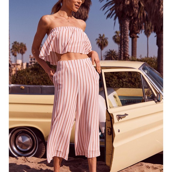 SAGE The Label Aurelia Wide Leg Ankle Pant - Picture 3 of 3